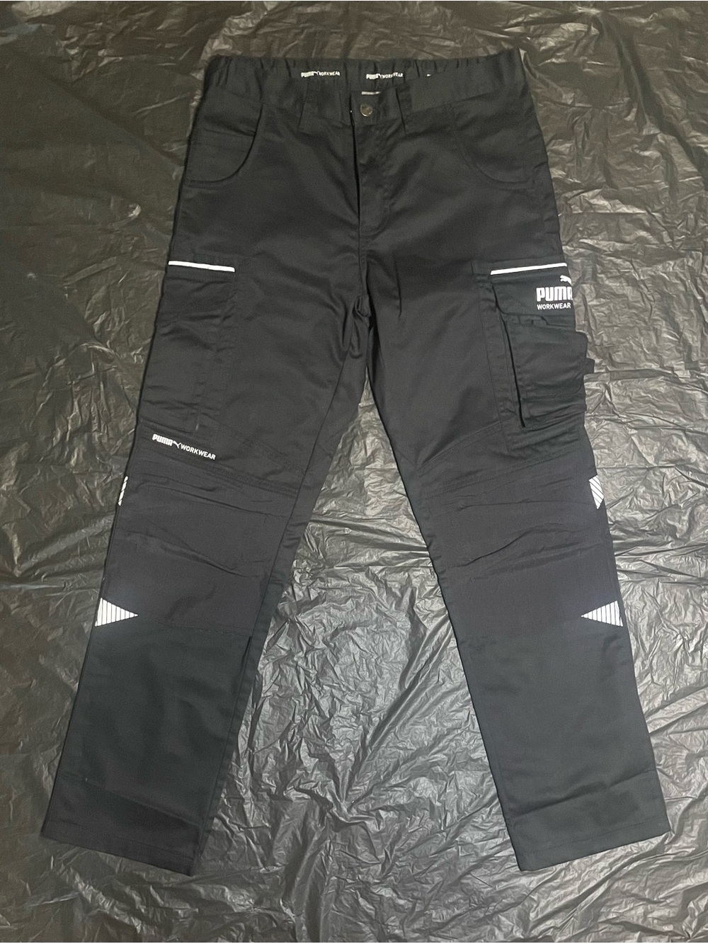 Men PUMA Workwear Precision X Cargo Work Pants Black 30W x 30L New With Tags